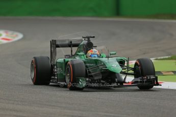 World © Octane Photographic Ltd. Friday 5th September 2014, Italian GP, Monza - Italy  - Formula 1 Practice 1. Caterham F1 Team CT05 – Roberto Merhi. Digital Ref: 1094LB1D3190