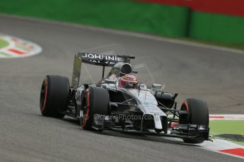 World © Octane Photographic Ltd. Friday 5th September 2014, Italian GP, Monza - Italy - Formula 1 Practice 1. McLaren Mercedes MP4/29 - Jenson Button. Digital Ref: 1094LB1D3231