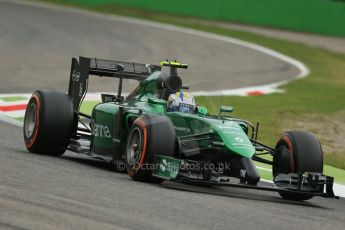 World © Octane Photographic Ltd. Friday 5th September 2014, Italian GP, Monza - Italy - Formula 1 Practice 1. Caterham F1 Team CT05 – Marcus Ericsson. Digital Ref: 1094LB1D3255