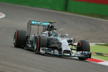 World © Octane Photographic Ltd. Friday 5th September 2014, Italian GP, Monza - Italy - Formula 1 Practice 1. Mercedes AMG Petronas F1 W05 Hybrid - Nico Rosberg. Digital Ref: 1094LB1D3272