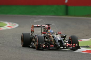 World © Octane Photographic Ltd. Friday 5th September 2014, Italian GP, Monza - Italy - Formula 1 Practice 1. Lotus F1 Team E22 - Charles Pic, Reserve driver. Digital Ref: 1094LB1D3494