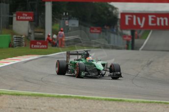 World © Octane Photographic Ltd. Friday 5th September 2014, Italian GP, Monza - Italy - Formula 1 Practice 1. Caterham F1 Team CT05 – Roberto Merhi. Digital Ref: 1094LB1D3585