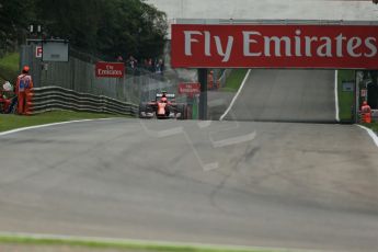 World © Octane Photographic Ltd. Friday 5th September 2014, Italian GP, Monza - Italy - Formula 1 Practice 1. Scuderia Ferrari F14T – Kimi Raikkonen. Digital Ref: 1094LB1D3592