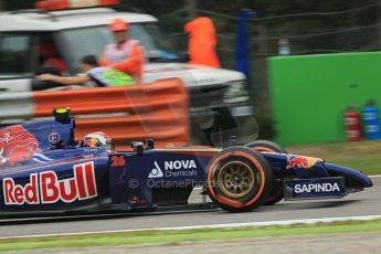 World © Octane Photographic Ltd. Friday 5th September 2014, Italian GP, Monza - Italy  - Formula 1 Practice 1. Scuderia Toro Rosso STR 9 – Daniil Kvyat. Digital Ref: 1094LB1D3636