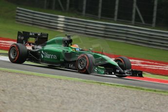 World © Octane Photographic Ltd. Friday 5th September 2014, Italian GP, Monza - Italy - Formula 1 Practice 1. Caterham F1 Team CT05 – Roberto Merhi. Digital Ref: 1094LB1D3639