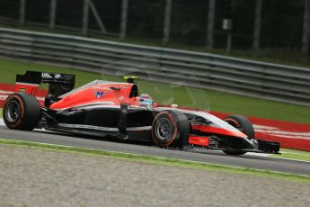 World © Octane Photographic Ltd. Friday 5th September 2014, Italian GP, Monza - Italy  - Formula 1 Practice 1. Marussia F1 Team MR03 – Max Chilton. Digital Ref: 1094LB1D3652