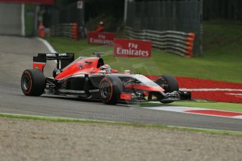 World © Octane Photographic Ltd. Friday 5th September 2014, Italian GP, Monza - Italy - Formula 1 Practice 1. Marussia F1 Team MR03 – Jules Bianchi. Digital Ref: 1094LB1D3805