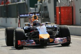 World © Octane Photographic Ltd. Friday 5th September 2014, Italian GP, Monza - Italy. Formula 1 Practice 2. Infiniti Red Bull Racing RB10 - Sebastian Vettel. Digital Ref: 1097LB1D4335