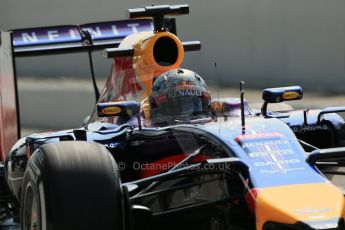 World © Octane Photographic Ltd. Friday 5th September 2014, Italian GP, Monza - Italy. Formula 1 Practice 2. Infiniti Red Bull Racing RB10 - Sebastian Vettel. Digital Ref: 1097LB1D4343