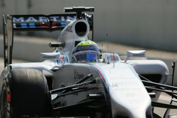 World © Octane Photographic Ltd. Friday 5th September 2014, Italian GP, Monza - Italy. - Formula 1 Practice 2. Williams Martini Racing FW36 – Felipe Massa. Digital Ref: 1097LB1D4383