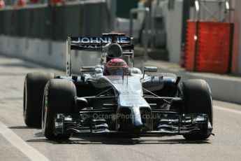 World © Octane Photographic Ltd. Friday 5th September 2014, Italian GP, Monza - Italy. - Formula 1 Practice 2. McLaren Mercedes MP4/29 - Jenson Button. Digital Ref: 1097LB1D4389