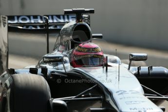 World © Octane Photographic Ltd. Friday 5th September 2014, Italian GP, Monza - Italy. - Formula 1 Practice 2. McLaren Mercedes MP4/29 - Jenson Button. Digital Ref: 1097LB1D4395