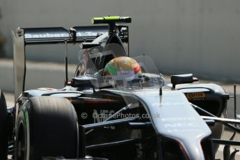 World © Octane Photographic Ltd. Friday 5th September 2014, Italian GP, Monza - Italy. - Formula 1 Practice 2. Sauber C33 – Esteban Gutierrez. Digital Ref : 1097LB1D4420