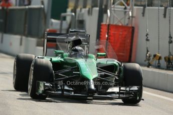 World © Octane Photographic Ltd. Friday 5th September 2014, Italian GP, Monza - Italy. - Formula 1 Practice 2. Caterham F1 Team CT05 – Kamua Koyayashi. Digital Ref: 1097LB1D4475