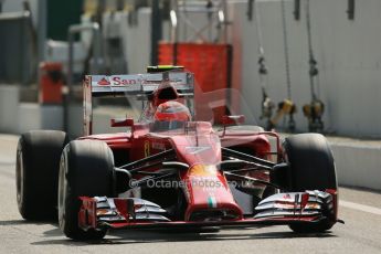 World © Octane Photographic Ltd. Friday 5th September 2014, Italian GP, Monza - Italy. - Formula 1 Practice 2. Scuderia Ferrari F14T – Kimi Raikkonen. Digital Ref: 1097LB1D4525