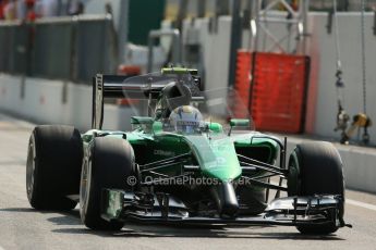 World © Octane Photographic Ltd. Friday 5th September 2014, Italian GP, Monza - Italy. - Formula 1 Practice 2. Caterham F1 Team CT05 – Marcus Ericsson. Digital Ref: 1097LB1D4538