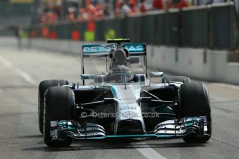 World © Octane Photographic Ltd. Friday 5th September 2014, Italian GP, Monza - Italy. - Formula 1 Practice 2. Mercedes AMG Petronas F1 W05 Hybrid - Nico Rosberg. Digital Ref: 1097LB1D4553