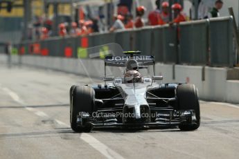 World © Octane Photographic Ltd. Friday 5th September 2014, Italian GP, Monza - Italy. - Formula 1 Practice 2. McLaren Mercedes MP4/29 – Kevin Magnussen. Digital Ref: 1097LB1D4569