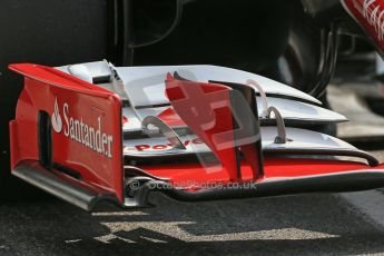 World © Octane Photographic Ltd. Friday 5th September 2014, Italian GP, Monza - Italy. - Formula 1 Practice 2. Scuderia Ferrari F14T front wing. Digital Ref: 1097LB1D4603