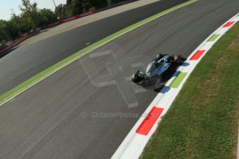 World © Octane Photographic Ltd. Saturday 6th September 2014, Italian GP, Monza - Italy. - Formula 1 Practice 3. Mercedes AMG Petronas F1 W05 Hybrid – Lewis Hamilton. Digital Ref: 1100LB1D5270