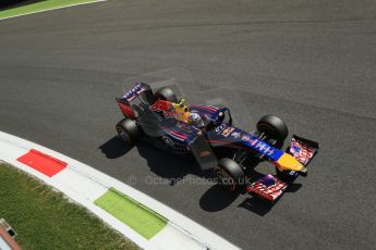 World © Octane Photographic Ltd. Saturday 6th September 2014, Italian GP, Monza - Italy. - Formula 1 Practice 3. Infiniti Red Bull Racing RB10 – Daniel Ricciardo. Digital Ref: 1100LB1D5524