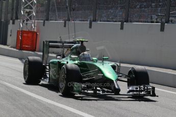 World © Octane Photographic Ltd. Saturday 6th September 2014, Italian GP, Monza - Italy. - Formula 1 Qualifying. Caterham F1 Team CT05 – Marcus Ericsson. Digital Ref: 1104LB1D5870