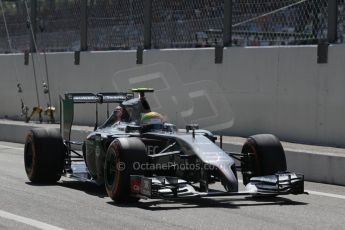 World © Octane Photographic Ltd. Saturday 6th September 2014, Italian GP, Monza - Italy. - Formula 1 Qualifying. Sauber C33 – Esteban Gutierrez. Digital Ref : 1104LB1D5885