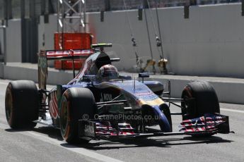 World © Octane Photographic Ltd. Saturday 6th September 2014, Italian GP, Monza - Italy. - Formula 1 Qualifying. Scuderia Toro Rosso STR 9 – Daniil Kvyat. Digital Ref: 1104LB1D5927