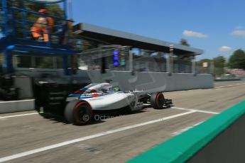 World © Octane Photographic Ltd. Saturday 6th September 2014, Italian GP, Monza - Italy. - Formula 1 Qualifying. Williams Martini Racing FW36 – Felipe Massa. Digital Ref: 1104LB1D6015