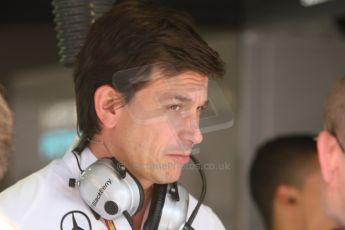 World © Octane Photographic Ltd. Saturday 6th September 2014, Italian GP, Monza - Italy. - Formula 1 Qualifying. Mercedes AMG Petronas – Toto Wolff. Digital Ref: 1104CB7D0029