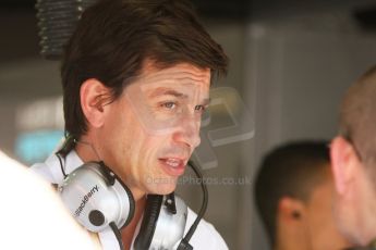 World © Octane Photographic Ltd. Saturday 6th September 2014, Italian GP, Monza - Italy. - Formula 1 Qualifying. Mercedes AMG Petronas – Toto Wolff. Digital Ref: 1104CB7D0030