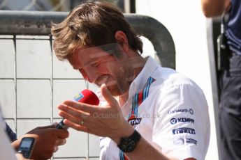 World © Octane Photographic Ltd. Saturday 6th September 2014, Italian GP, Monza - Italy. - Formula 1 Qualifying. Williams Martini Racing - Rob Smedley. Digital Ref: 1104CB7D9968