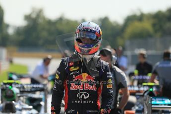 World © Octane Photographic Ltd. Saturday 6th September 2014, Italian GP, Monza - Italy. - Formula 1 Qualifying Parc Ferme. Infiniti Red Bull Racing RB10 – Daniel Ricciardo. Digital Ref: 1106LB1D6321