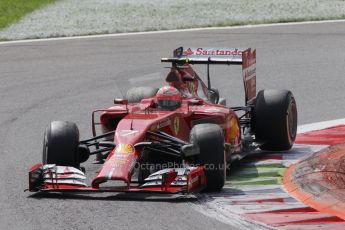World © Octane Photographic Ltd. Sunday 7th September 2014, Italian GP, Monza - Italy. - Formula 1 Race. Scuderia Ferrari F14T – Kimi Raikkonen. Digital Ref: 1112LB1D6060