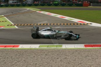 World © Octane Photographic Ltd. Sunday 7th September 2014, Italian GP, Monza - Italy. - Formula 1 Race. Mercedes AMG Petronas F1 W05 Hybrid - Nico Rosberg. Digital Ref: 1112LB1D8149