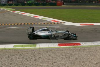 World © Octane Photographic Ltd. Sunday 7th September 2014, Italian GP, Monza - Italy. - Formula 1 Race. Mercedes AMG Petronas F1 W05 Hybrid - Nico Rosberg. Digital Ref: 1112LB1D8150