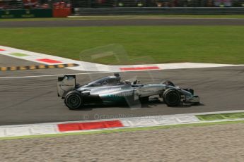 World © Octane Photographic Ltd. Sunday 7th September 2014, Italian GP, Monza - Italy. - Formula 1 Race. Mercedes AMG Petronas F1 W05 Hybrid – Lewis Hamilton. Digital Ref: 1112LB1D8162