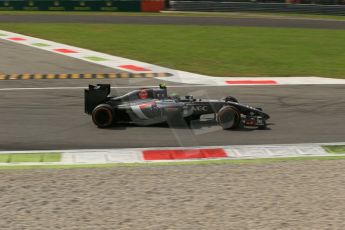World © Octane Photographic Ltd. Sunday 7th September 2014, Italian GP, Monza - Italy. - Formula 1 Race. Sauber C33 – Esteban Gutierrez. Digital Ref : 1112LB1D8223