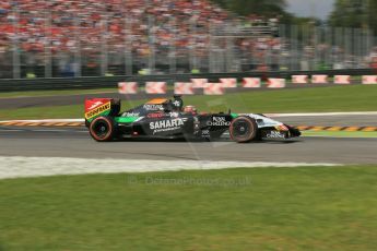 World © Octane Photographic Ltd. Sunday 7th September 2014, Italian GP, Monza - Italy. - Formula 1 Race. Sahara Force India VJM07 – Nico Hulkenburg. Digital Ref : 1112LB1D8409