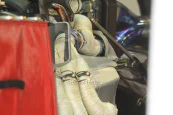 World © Octane Photographic Ltd. Friday 5th September 2014, Italian GP, Monza - Italy - Formula 1 Practice 1. Sauber C33 exhaust cladding. Digital Ref: 1096CB7D7304