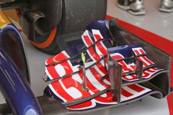 World © Octane Photographic Ltd. Friday 5th September 2014, Italian GP, Monza - Italy - Formula 1 Practice 1. Scuderia Toro Rosso STR9 front wing. Digital Ref: 1096CB7D8847