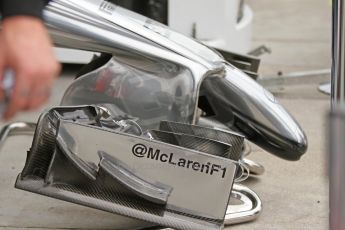 World © Octane Photographic Ltd. Friday 5th September 2014, Italian GP, Monza - Italy - Formula 1 Practice 1. McLaren Mercedes MP4/29 nose. Digital Ref: 1096CB7D8853