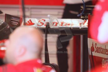 World © Octane Photographic Ltd. Friday 5th September 2014, Italian GP, Monza - Italy - Formula 1 Practice 1. Scuderia Ferrari F14T rear wing. Digital Ref: 1096CB7D8900