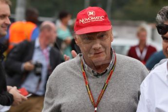 World © Octane Photographic Ltd. Friday 5th September 2014. Italian GP, Monza, Italy -  F1 Paddock. Niki Lauda - Mercedes AMG Petronas. Digital Ref : 1093CB7D8581