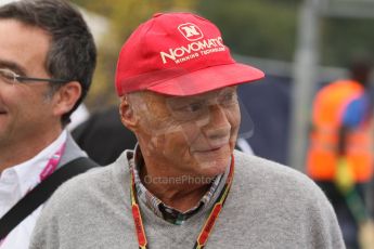 World © Octane Photographic Ltd. Friday 5th September 2014. Italian GP, Monza, Italy -  F1 Paddock. Niki Lauda - Mercedes AMG Petronas. Digital Ref : 1093CB7D8585