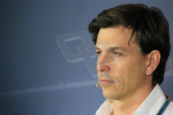 World © Octane Photographic Ltd. Friday 5th September 2014, Italian GP, Monza. Toto Wolff -Mercedes Executive Director. Digital Ref: