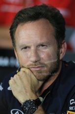 World © Octane Photographic Ltd. Friday 5th September 2014, Italian GP, Monza. Christian Horner - Team Principal of the Infiniti Red Bull Racing. Digital Ref: