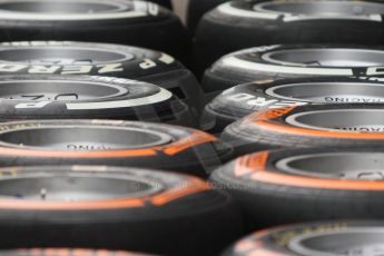 World © Octane Photographic Ltd. Friday Friday 5th September 2014. GP2 Practice – Italian GP - Monza, Italy. Tyre choice. Digital Ref : 1095CB7D8692