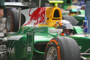 World © Octane Photographic Ltd. Friday Friday 5th September 2014. GP2 Practice – Italian GP - Monza, Italy. Pierre Gasly - EQ8 Caterham Racing. Digital Ref : 1095CB7D9072