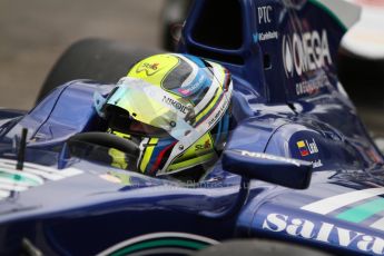 World © Octane Photographic Ltd. Friday Friday 5th September 2014. GP2 Qualifying – Italian GP - Monza, Italy. Julian Leal - Carlin. Digital Ref : 1098CB7D9285